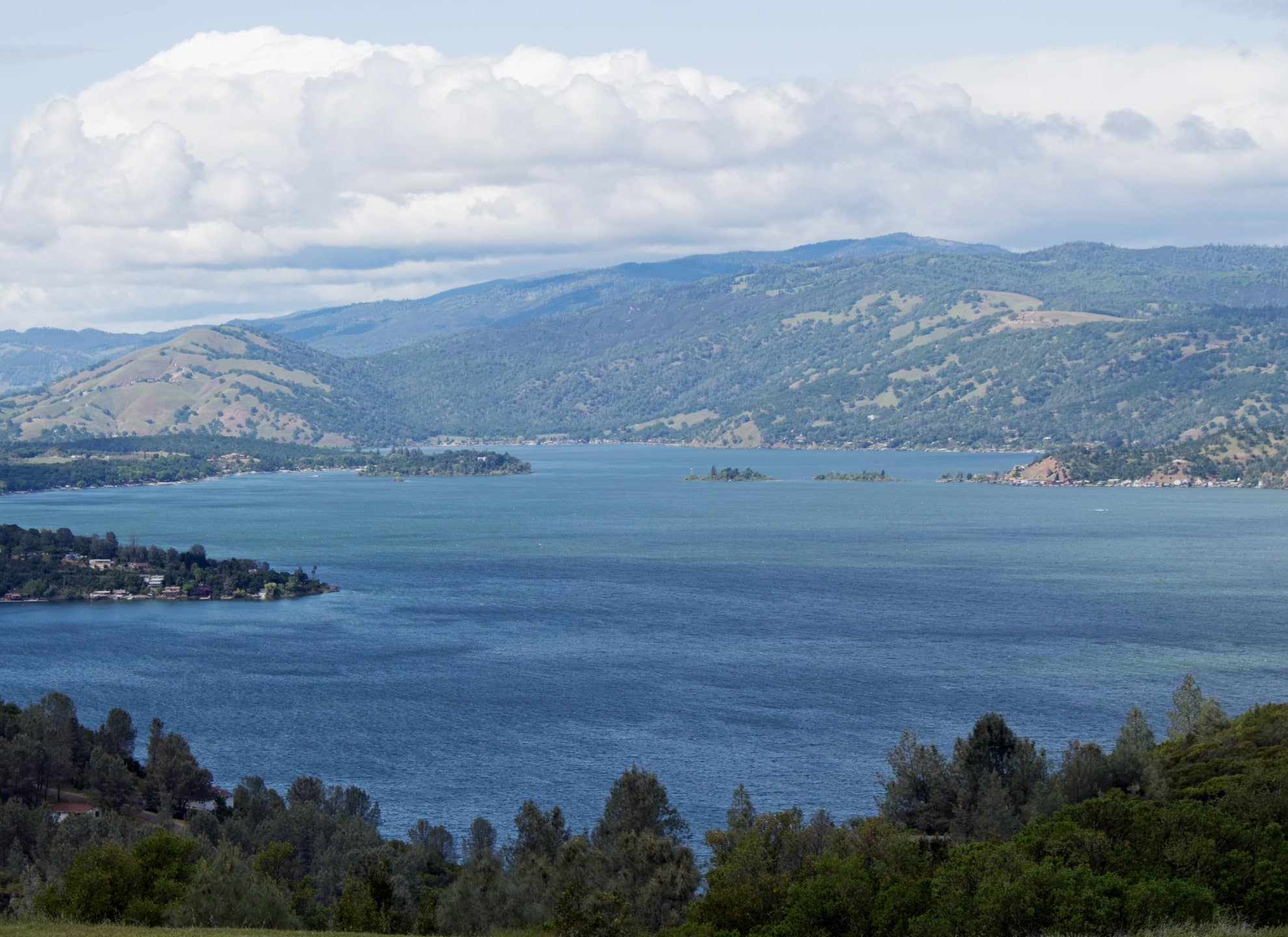 view of Clear Lake in California