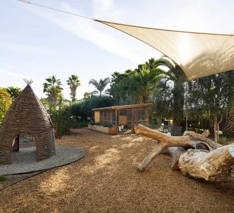 Seating Tent at Indian Springs